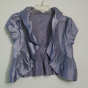 Gray tafeeta jacket